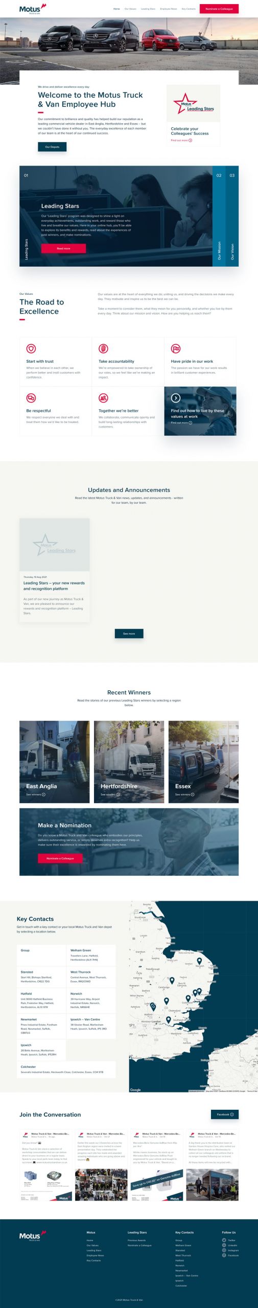 Mercedes Benz Web Design Case Study Full Page