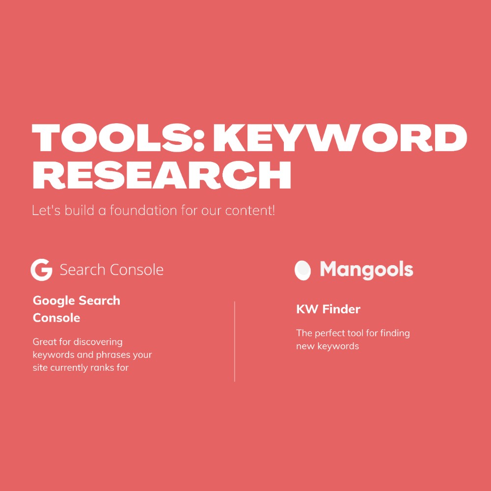 Open Keyword Research Tools